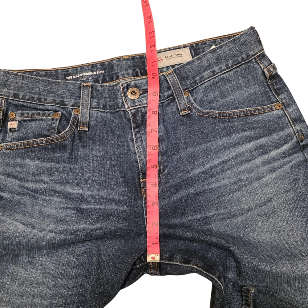 AG Goldschmied Ex-boyfriend Slim Crop Jeans Size 28 R - Picture 12 of 15